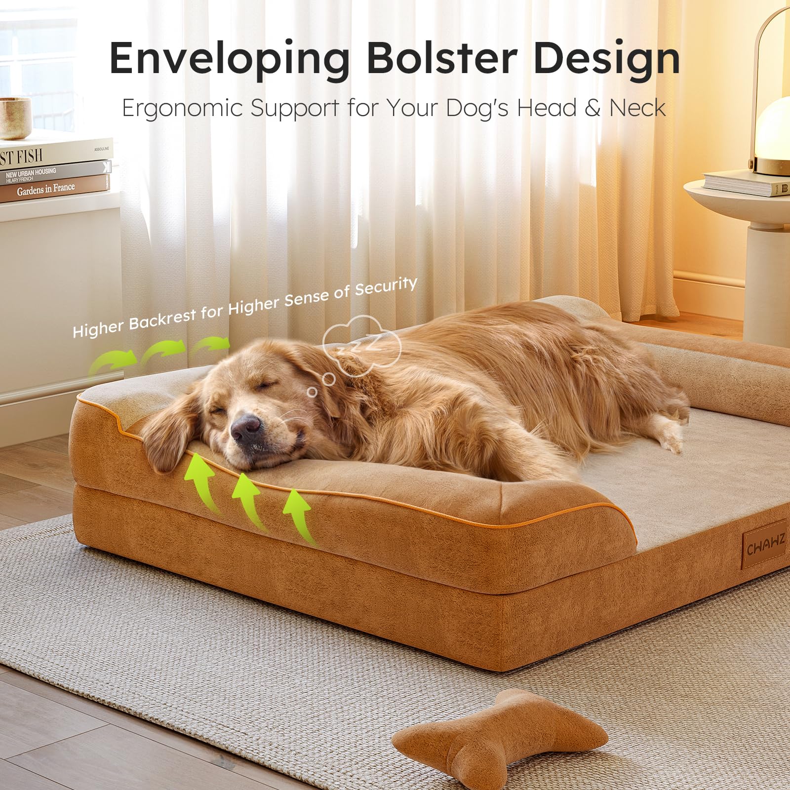 Cama CWAWZ funda lavable a máquina para higiene rápida
