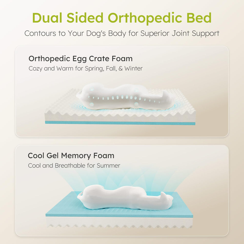 CWAWZ cama extragrande con gel refrigerante para descanso fresco
