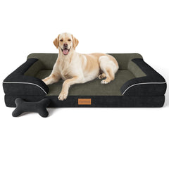 CWAWZ cama para perros grandes con espuma ortopedica para mayor comodidad nocturna