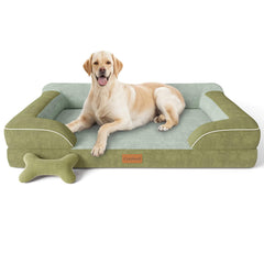 CWAWZ cama ortopédica con gelrefrescante para perros grandes