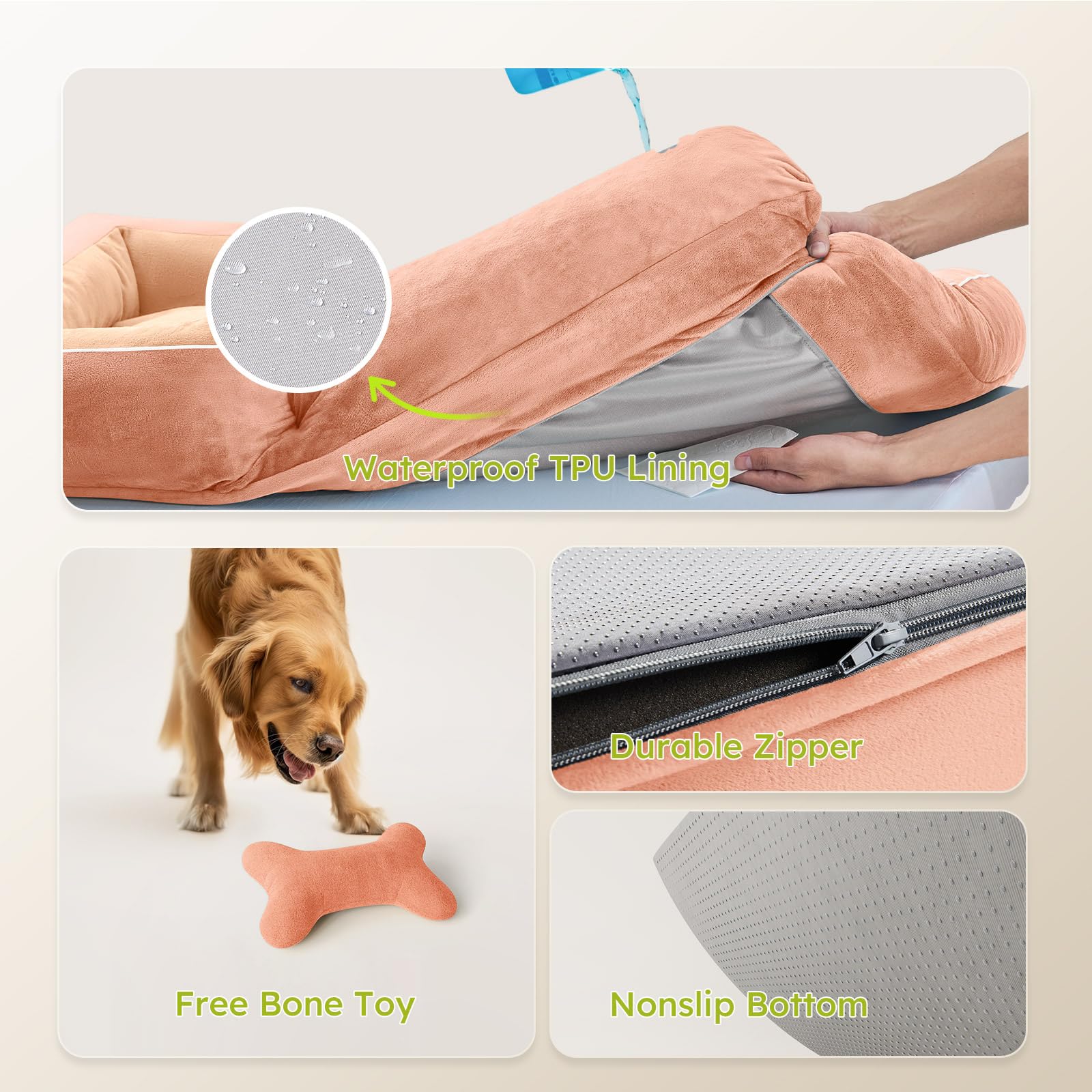 CWAWZ cama XL con certificaciones OEKO-TEX Estándar 100 y CertiPUR-US.