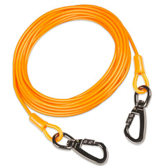 Cwlovys cable de 30 ft con giro 360, ideal para patio seguro