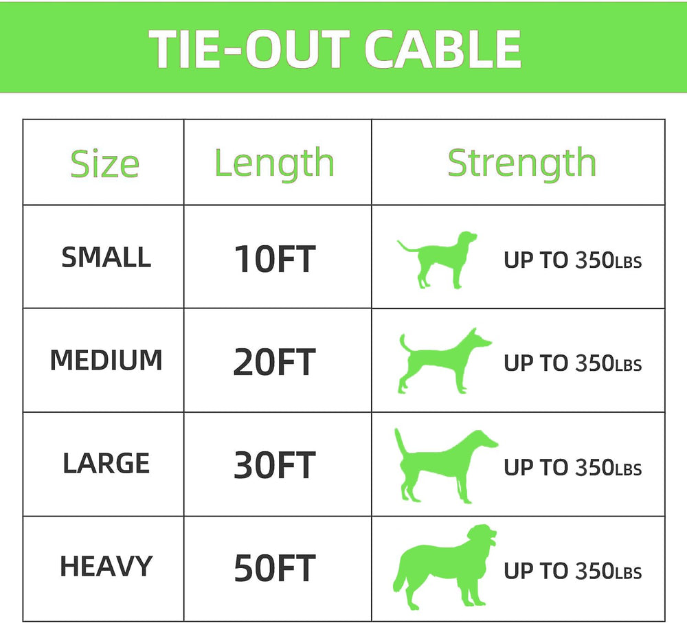 Cwlovys cable ligero y fuerte, ideal para perros activos.