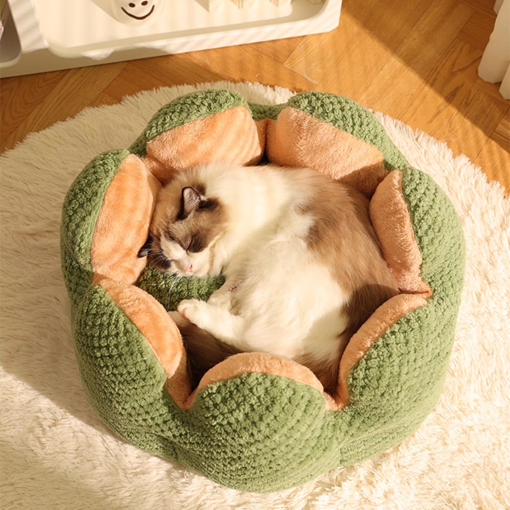 CWV Cama Gato Cactus, relleno suave para sueño tipo nube.