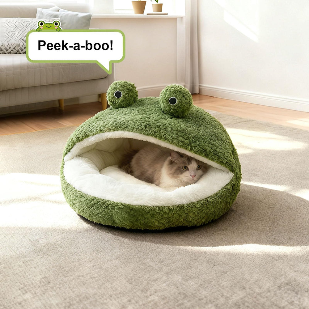 CWV cama gato nido suave: perfecto para siestas largas y refugio cálido.