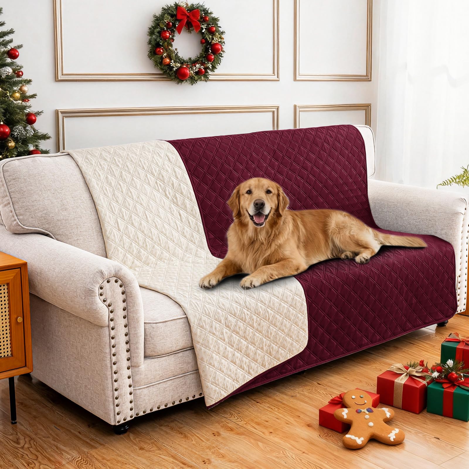 CYCMACO funda impermeable para cama de perro 52x82 protege muebles