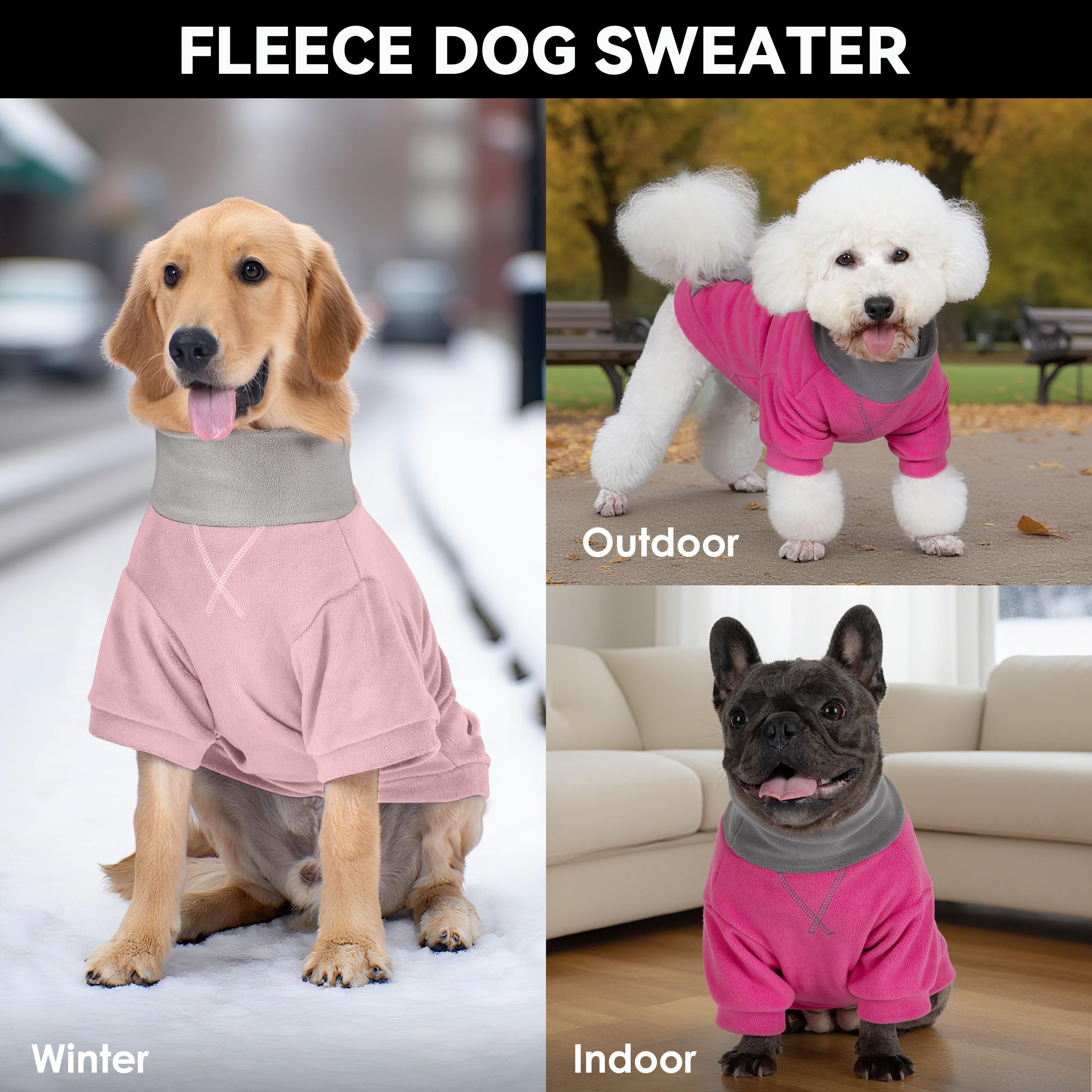 Cyeollo ajuste cuerpo sudadera perro, ajuste cómodo para diversas razas.