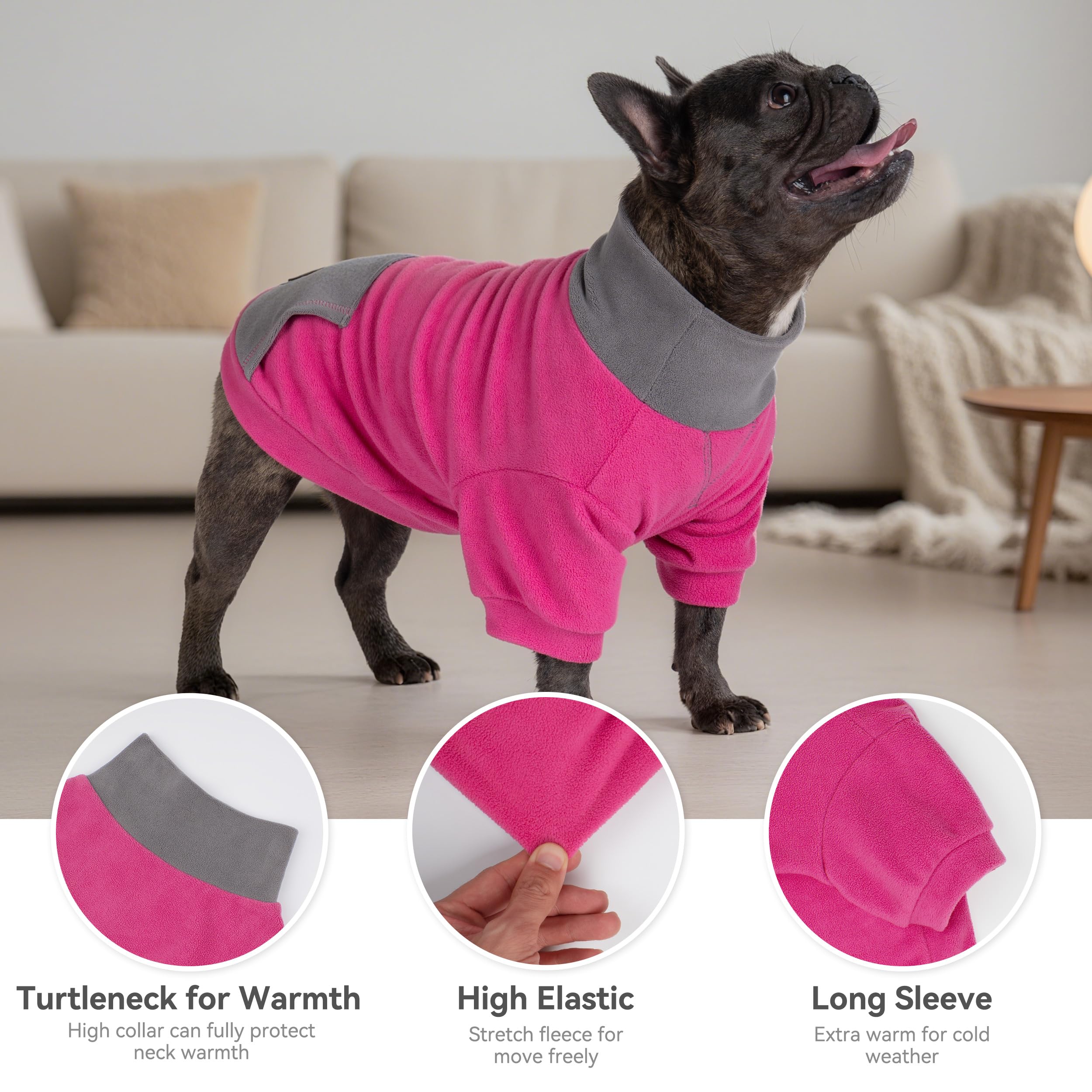 Cyeollo manga larga, sudadera para perro 3XL, movimiento sin restricciones.