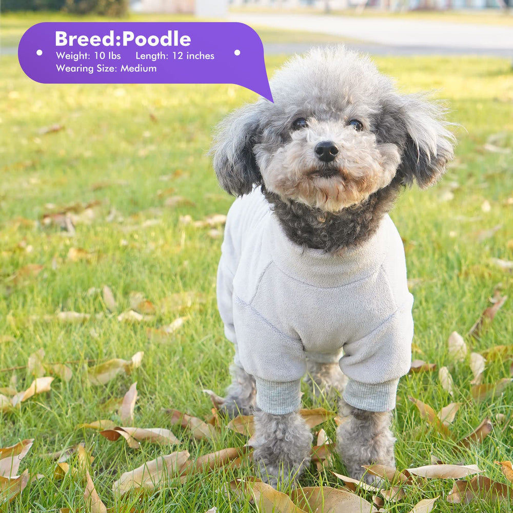 Pijama cyeollo para perro, disponible en tallas variadas, ajuste seguro.