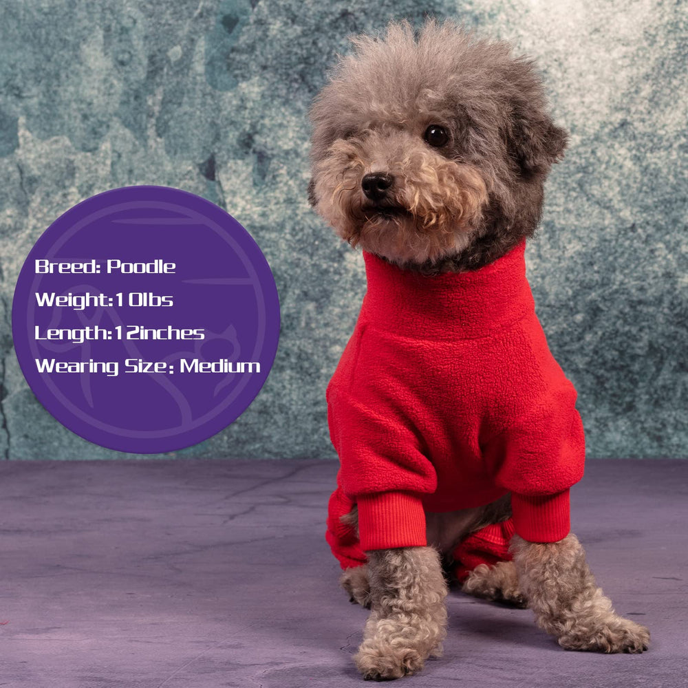 Pijama cyeollo para perro, tejido elastico, permite libertad de movimiento.