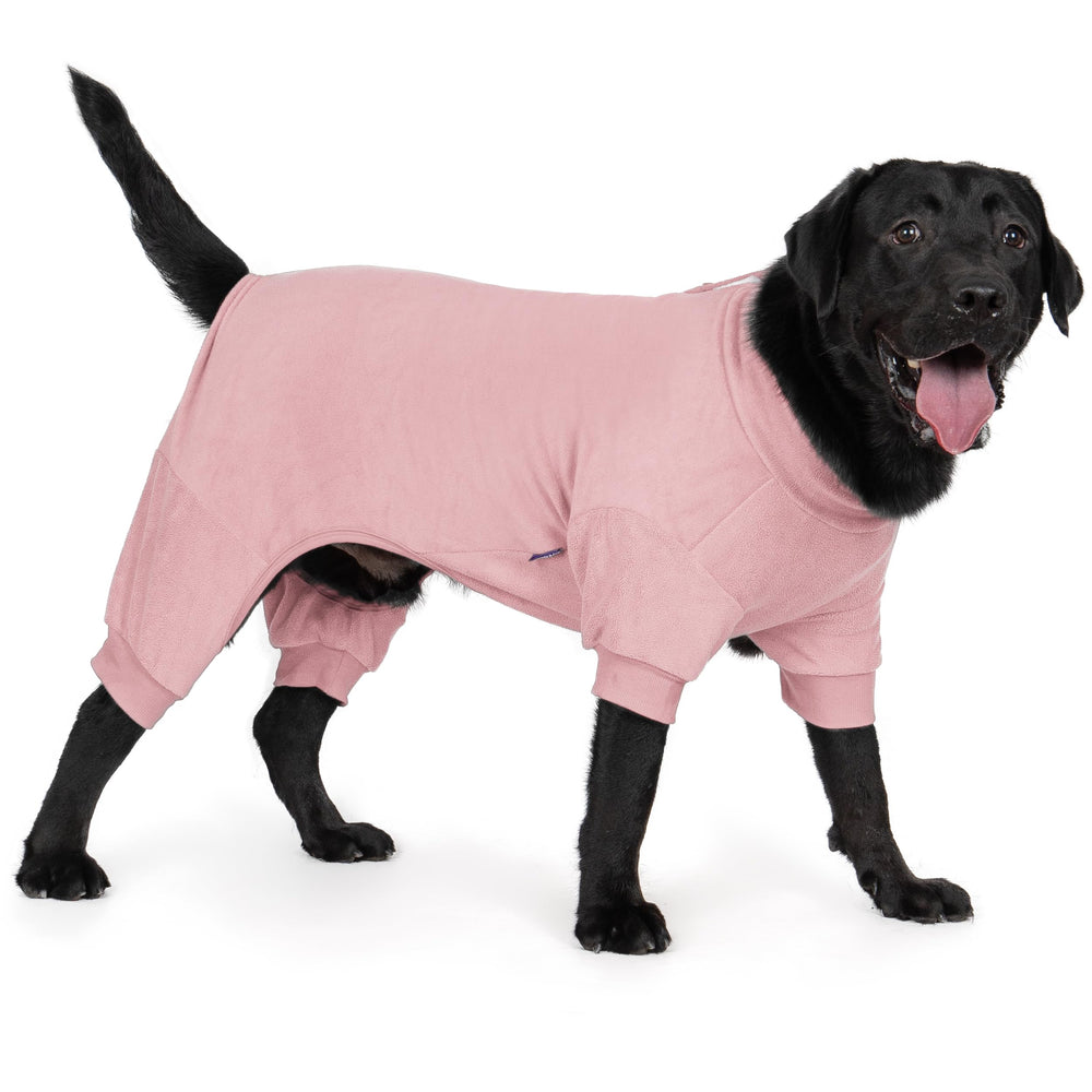 Cyeollo pijamas perro fleece rosa 3xl: confort suave para piel sensible