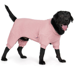 Cyeollo pijamas perro fleece rosa 3xl: confort suave para piel sensible