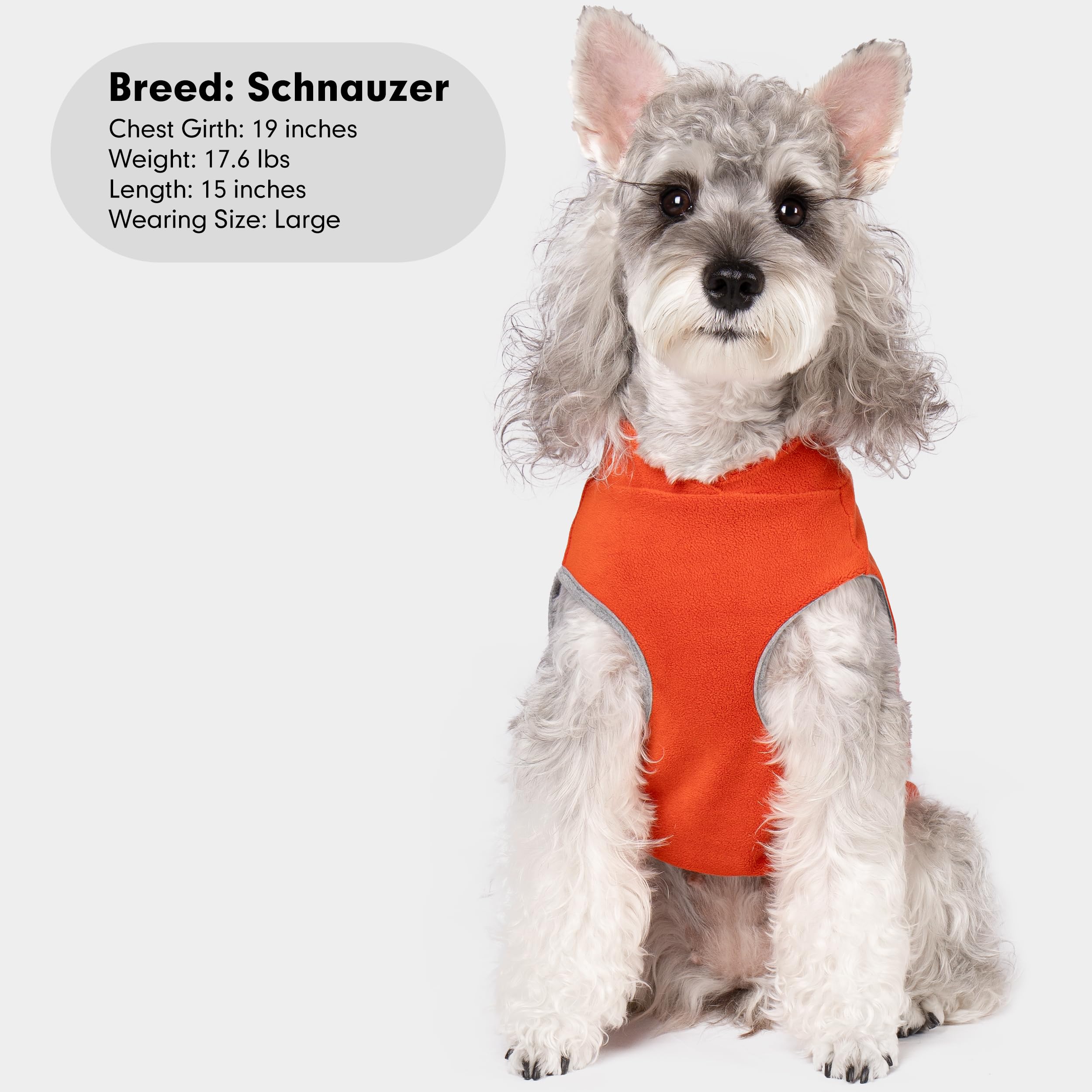 Sudadera de doble color cyeollo para perros, naranja y rojo
