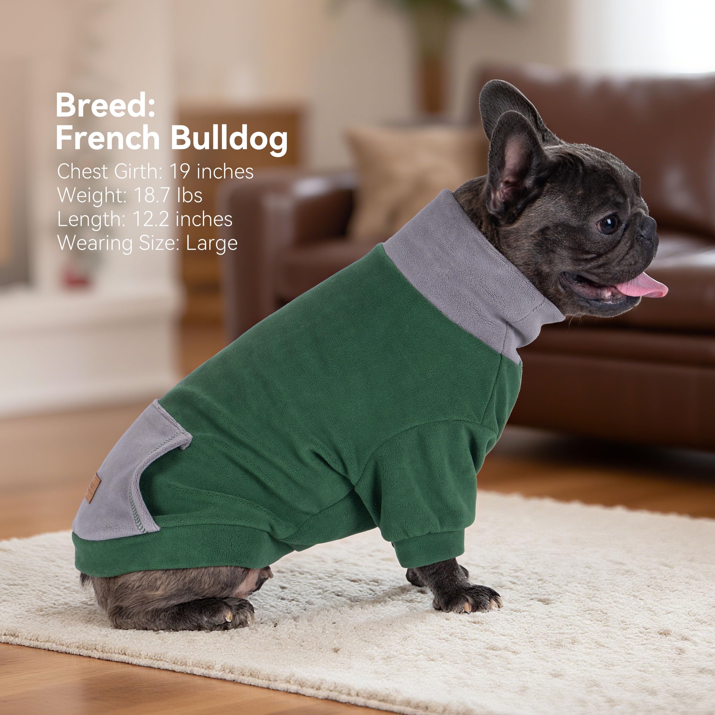cyeollo sudadera para perro pack doble talla S, ajuste cómodo