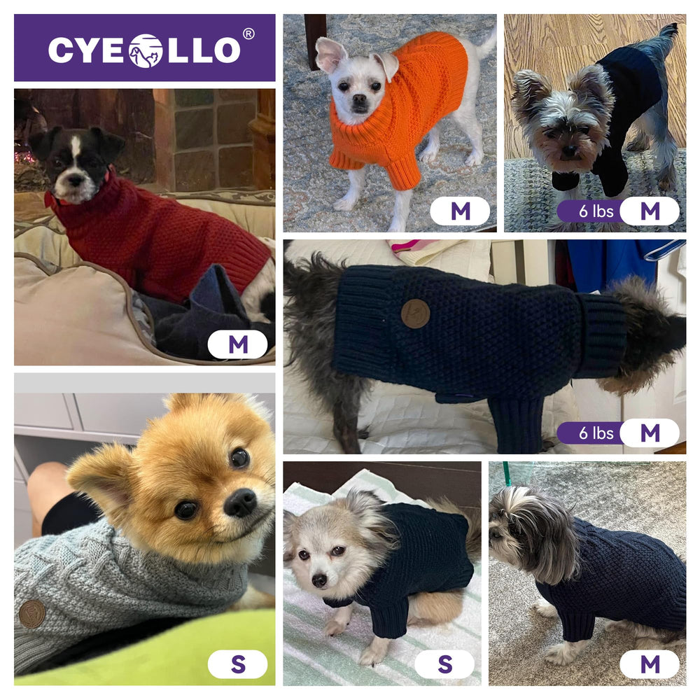 cyeollo sudadera perro pequeño tejido suave y cómodo