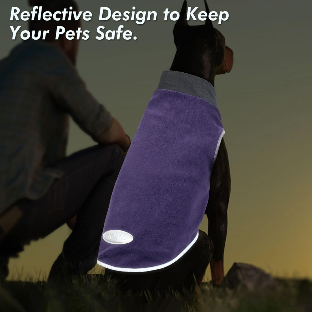 Guía de tallas de sudaderas cyeollo para razas pequeñas a grandes, talla XXXL disponible.