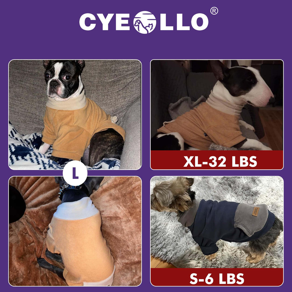 Detalle de tejido elástico en la sudadera cyeollo para perro XXL, ajuste cómodo.