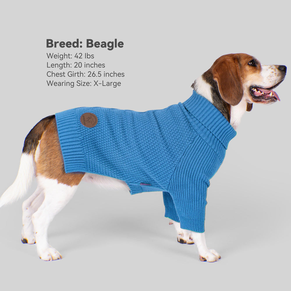 Cyeollo suéter de talla L para perro pequeño, ajuste cómodo y movilidad.