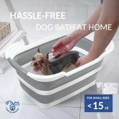 CYGNE banera-mascotas-plegable-diseno, ahorro de espacio en casa