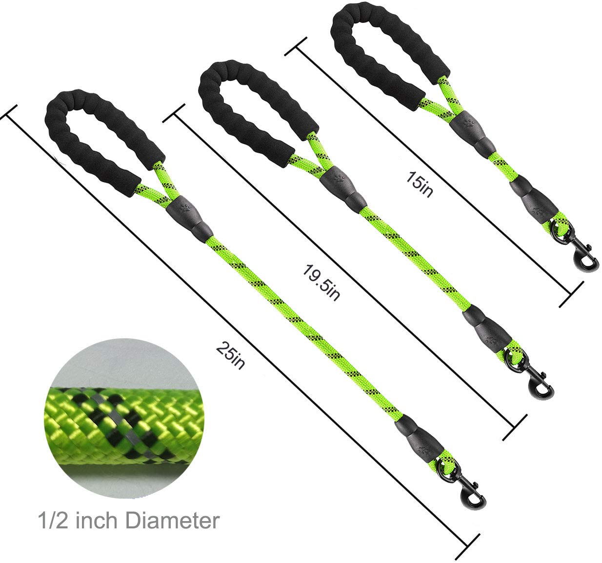 Cymiler correa de trafico nylon tallas 3 diseño versatil para perros