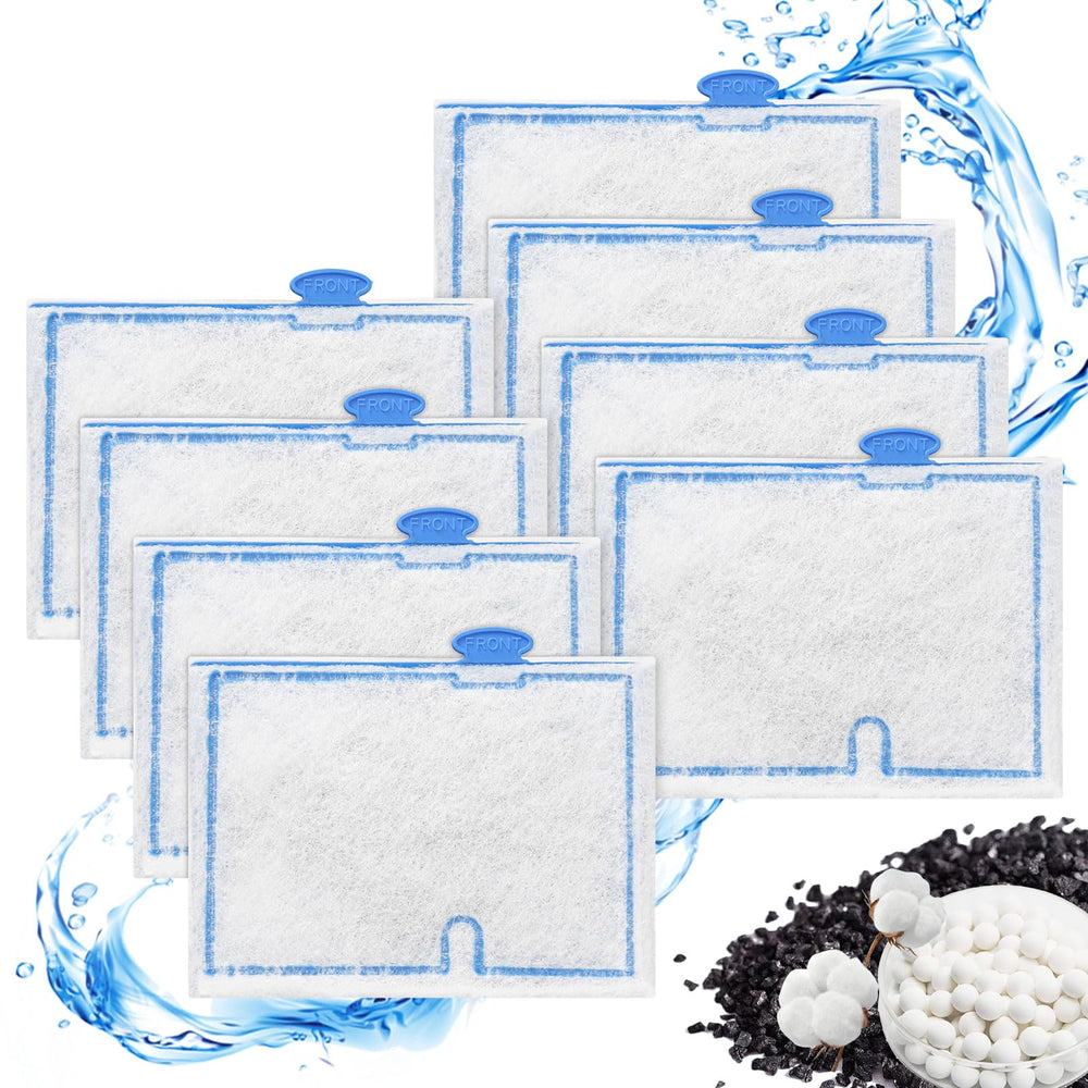 Czarixa 8 Unidades cartuchos para filtro Aqueon QuietFlow E, filtración eficaz.