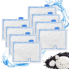 Czarixa 8 Unidades cartuchos para filtro Aqueon QuietFlow E, filtración eficaz.