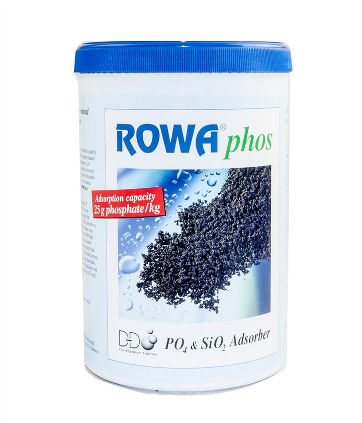 D&D Rowaphos remover fosfatos para acuario; mejora claridad del agua.