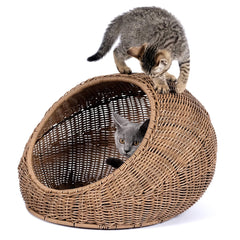 D+GARDEN colchon-cama-gato-diametro-14: descanso suave para gatos pequeños a medianos.