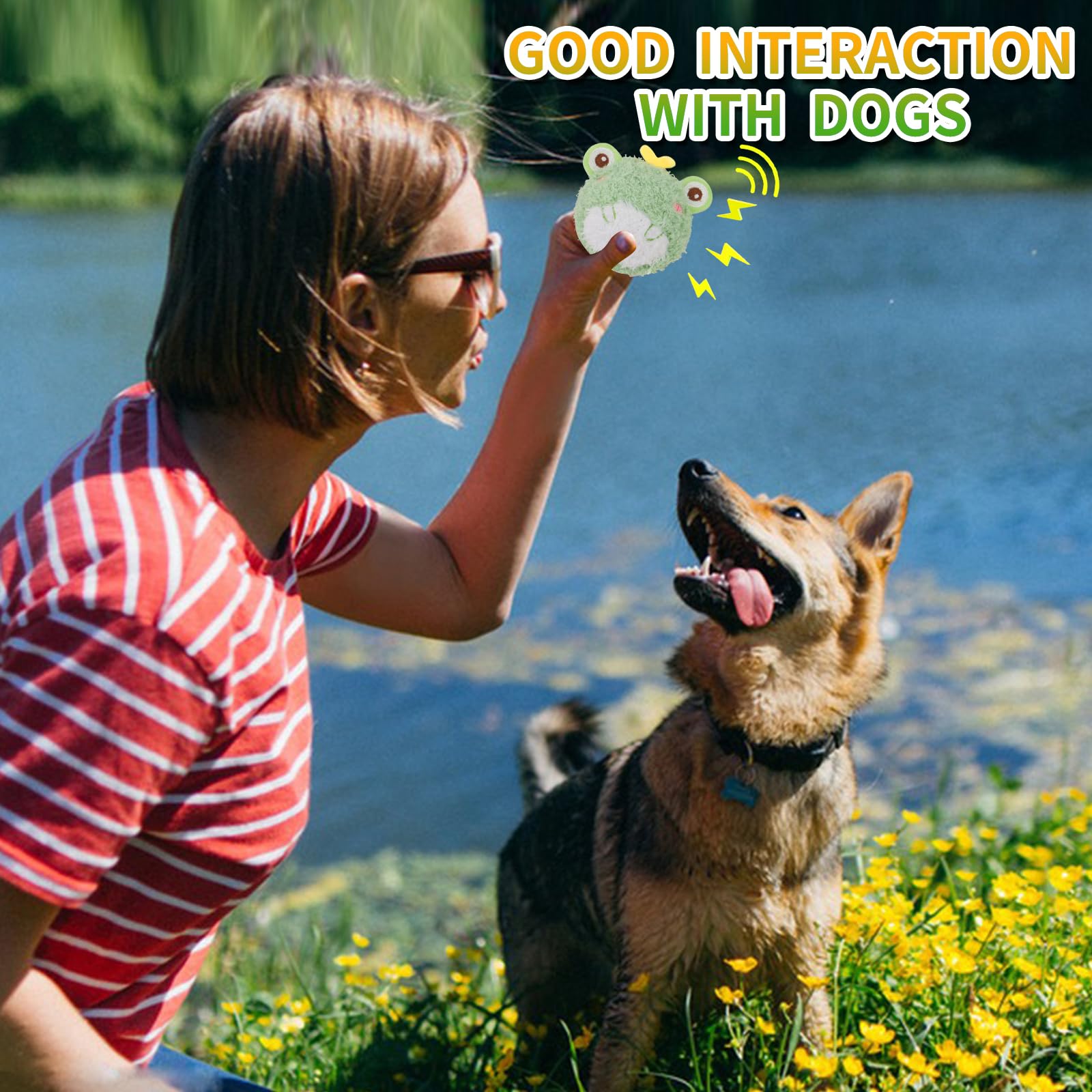 Juguete de estimulación mental D KING para perros activos.