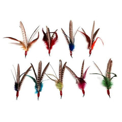 Colores surtidos para DaBird Refill, atraen la atención felina durante el juego.