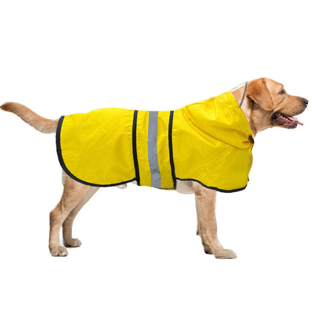 Diseño fácil de poner y quitar de la capa impermeable para perros