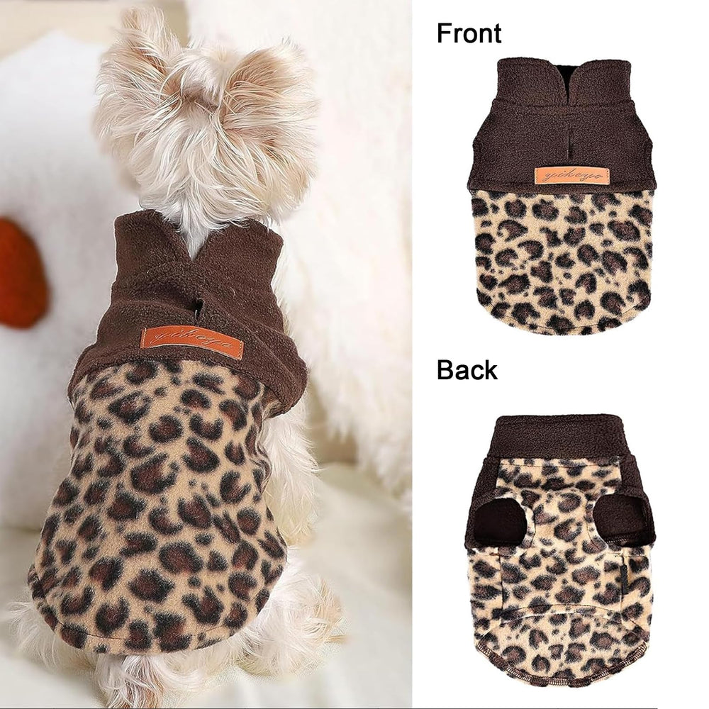 DaFuEn sudadera para perro estampado de cuadros, estilo clásico diario.
