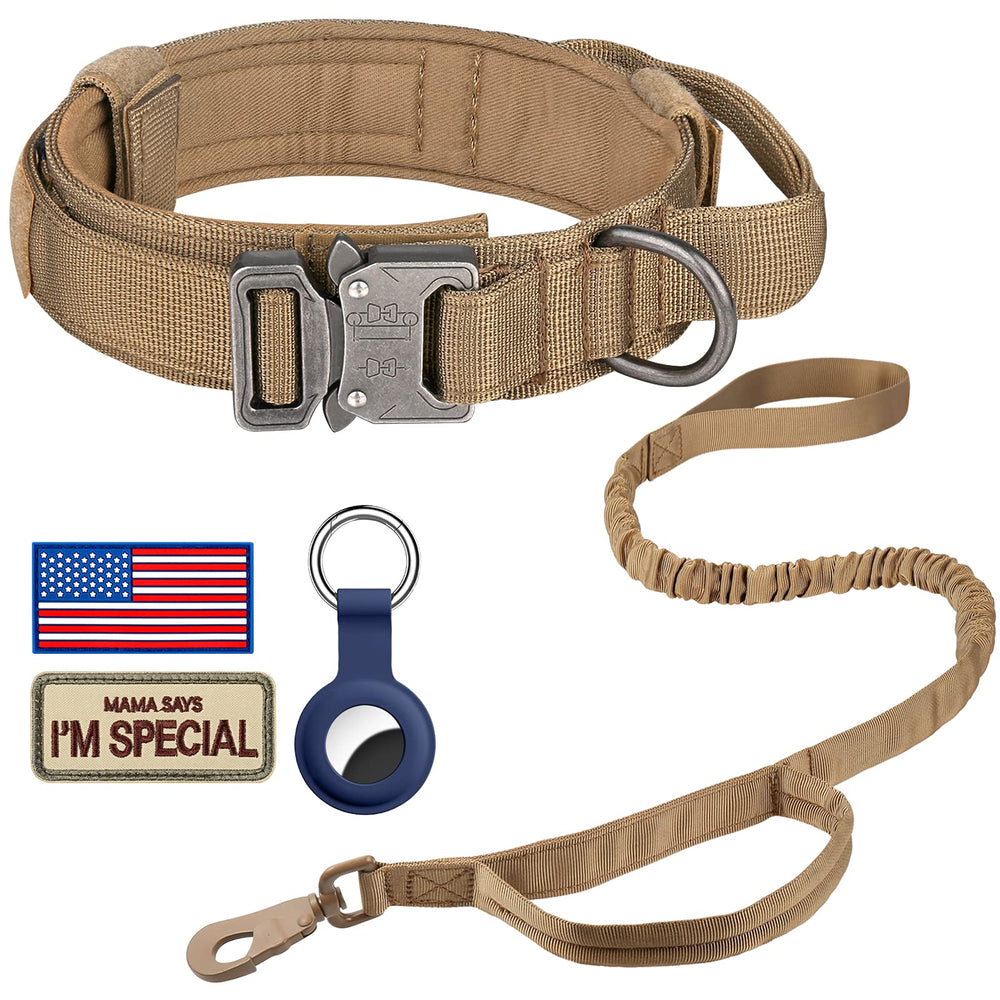 DAGANXI collar táctico ajustable para perros, cómodo y resistente para entrenamientos.