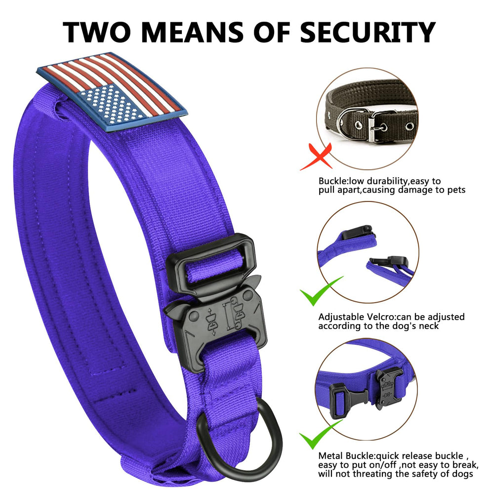 DAGANXI collar tactico: ajuste sencillo para uso diario y seguridad.