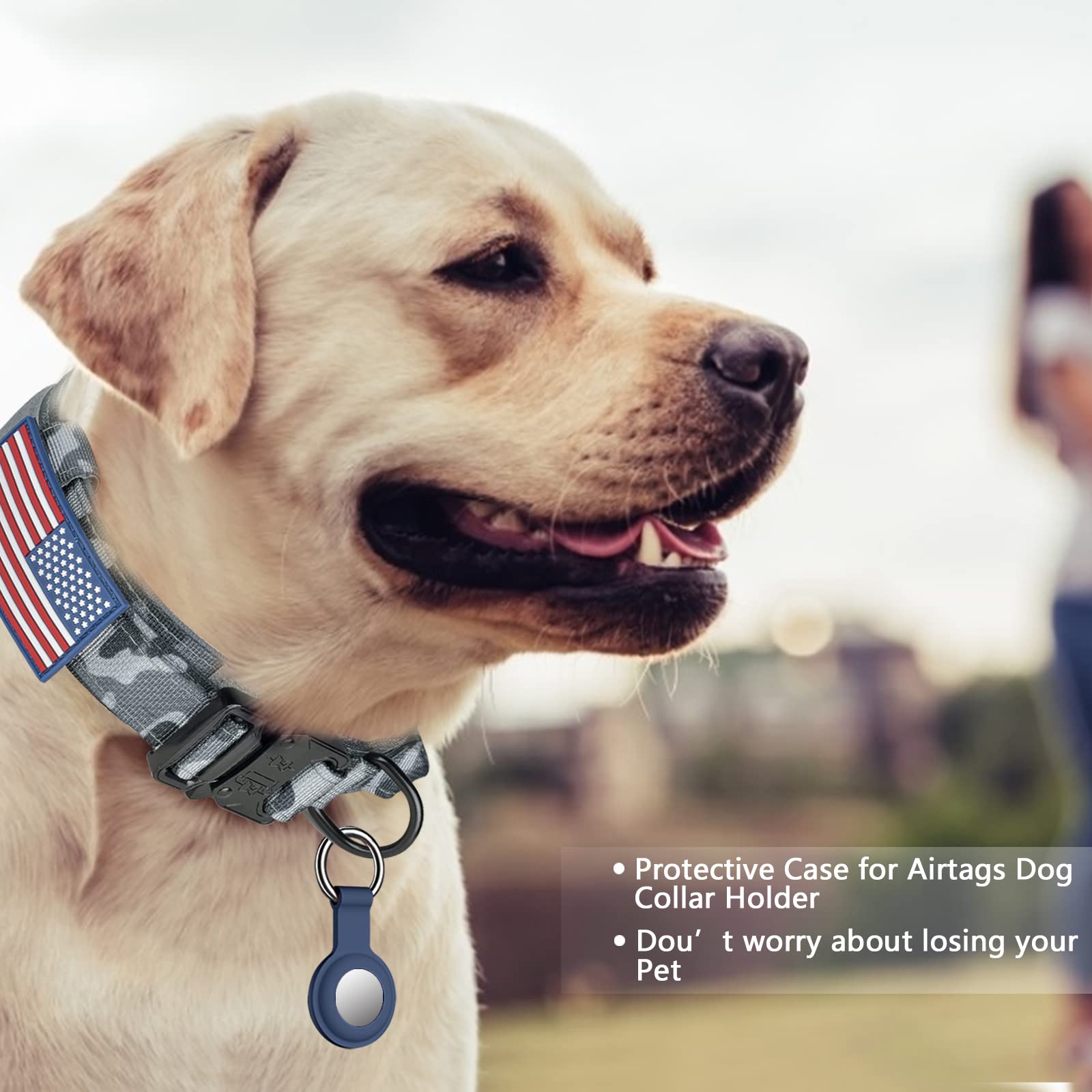 DAGANXI Collar Táctico con doble seguridad para ajuste rápido