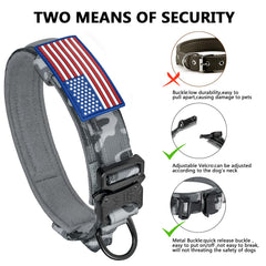 DAGANXI Collar Táctico con funda para AirTag y localización