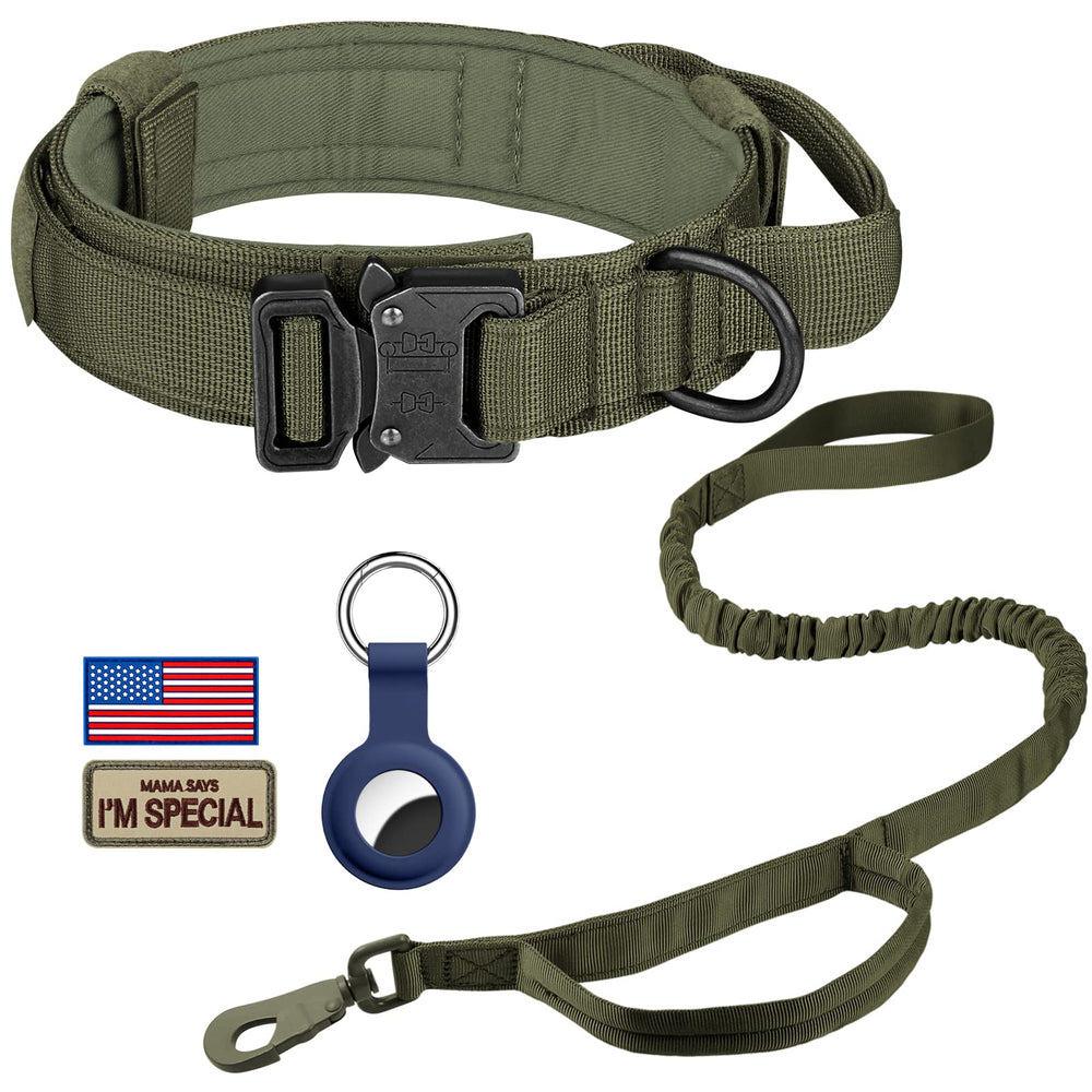 DAGANXI Collar Tactico Nylon 1000D ofrece durabilidad y confort para paseos diarios.