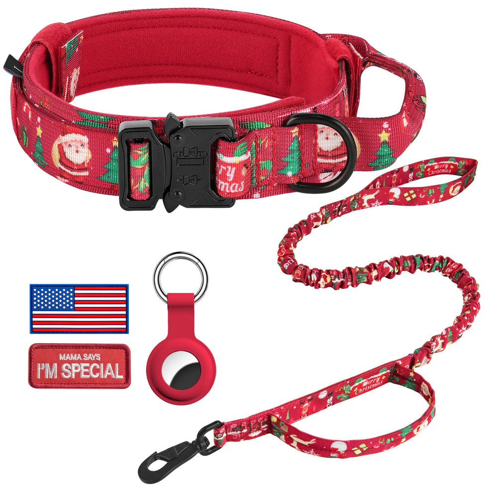 DAGANXI collar táctico con asa de control para entrenamiento y guía