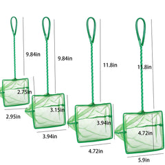 DAGUANZHI malla nailon fina, ideal para remover residuos sin estrés para los peces.