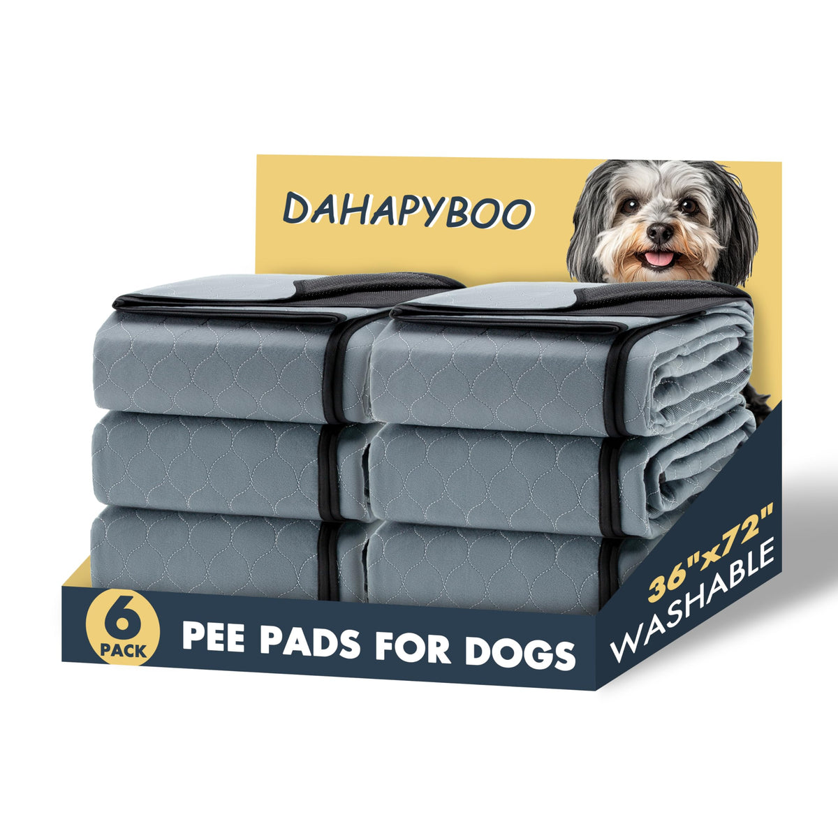 DAHAPYBOO: almohadilla lavable para perro grande, ideal para entrenamiento diario