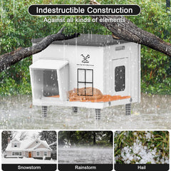 Dahivs casita caliente exterior, manta calefactora UL, calor suave y confiable.