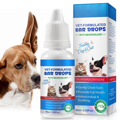 Gotas Daiasns para orejas de perros y gatos: alivio posible del picor y limpieza.