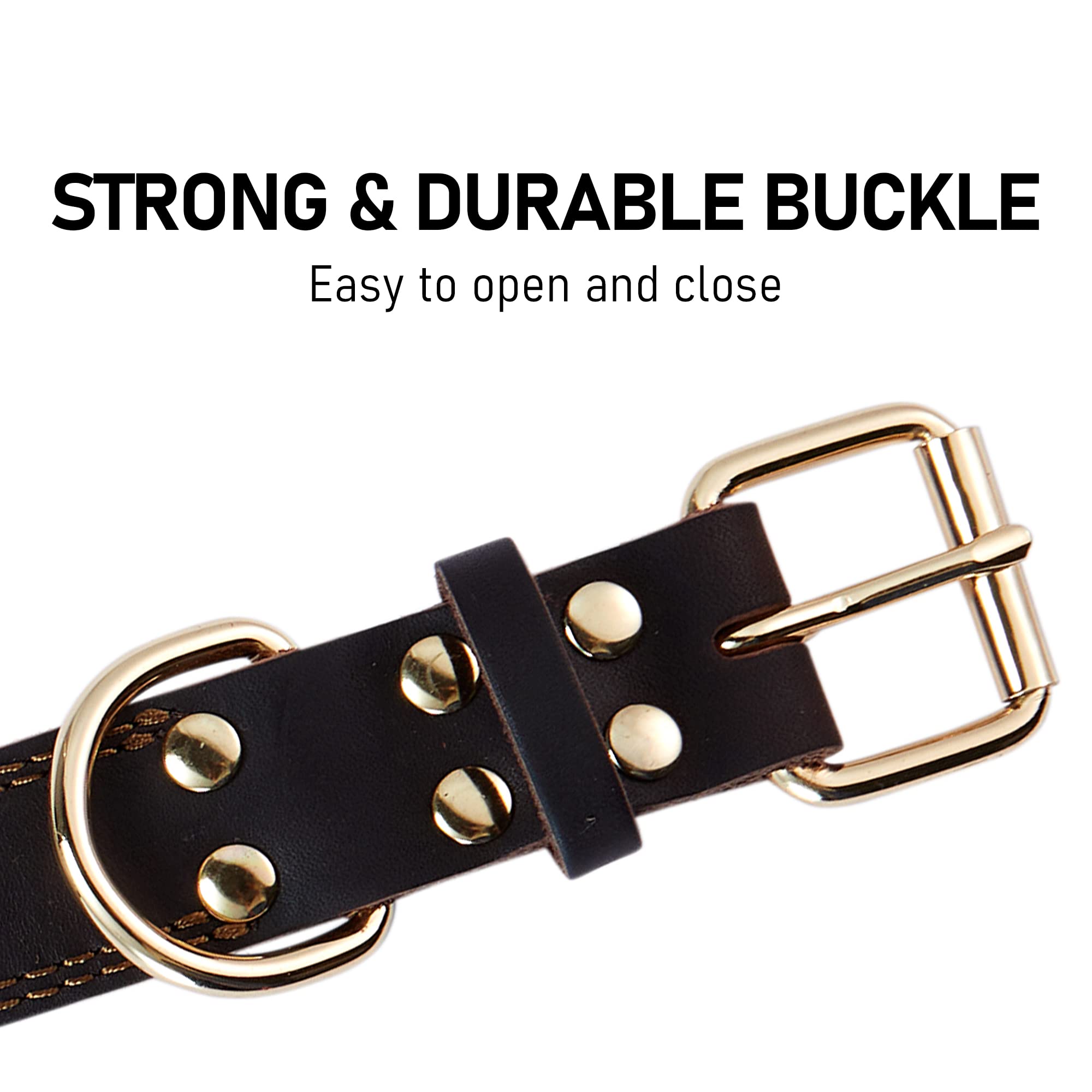 DAIHAQIKO collar de cuero genuino, colores disponibles para estilo diario