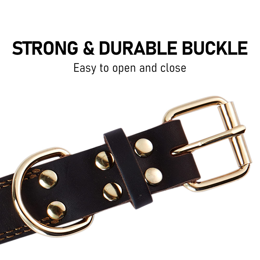 DAIHAQIKO collar de cuero genuino, colores disponibles para estilo diario