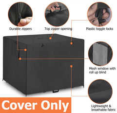 Dalema funda para jaula 42p ventilación lateral en malla para respiración adecuada.
