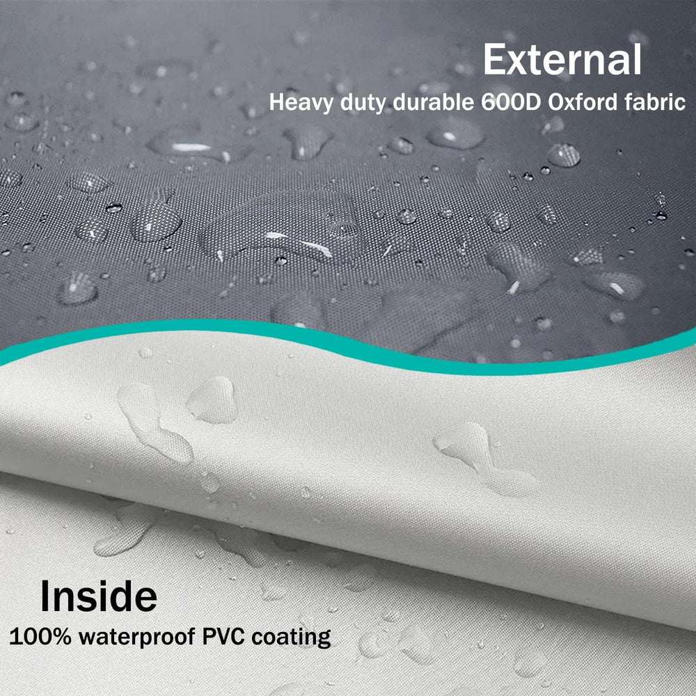 Funda Dalema para cama de perro gris oscuro, material plástico resistente e impermeable