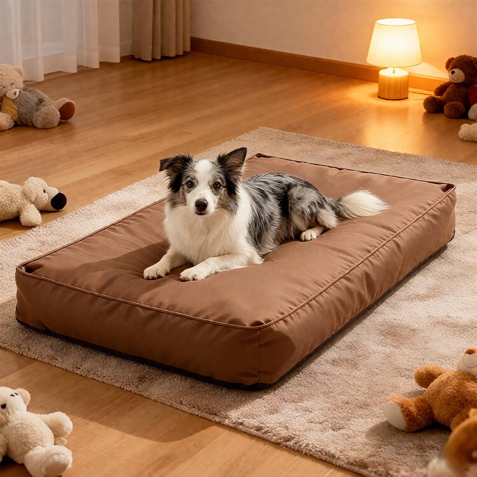 Dalema cobertura tamaño 53x36x4 pulgadas para camas de perro.