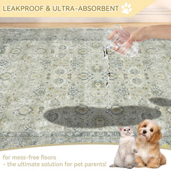 DAMIROON almohadilla-entrenamiento-perros reutilizable-lavable para uso diario.