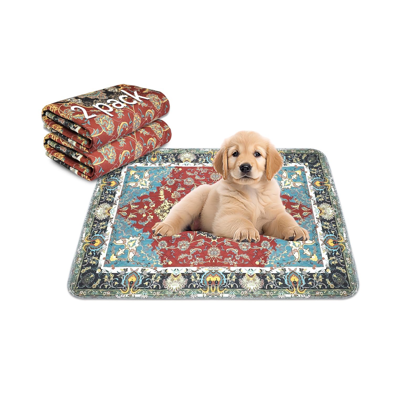 DAMIROON almohadillas para perros, par de almohadillas, protegen suelos durante entrenamiento.