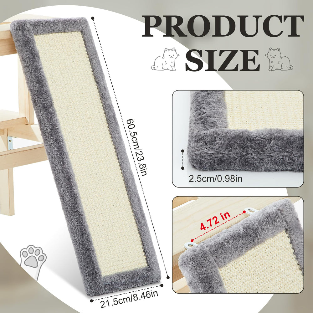 Dansydaisy cajas en L para soporte estable en la escalera de felinos.